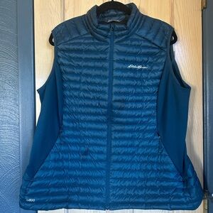 Eddie Bauer Teal Quilted Vest